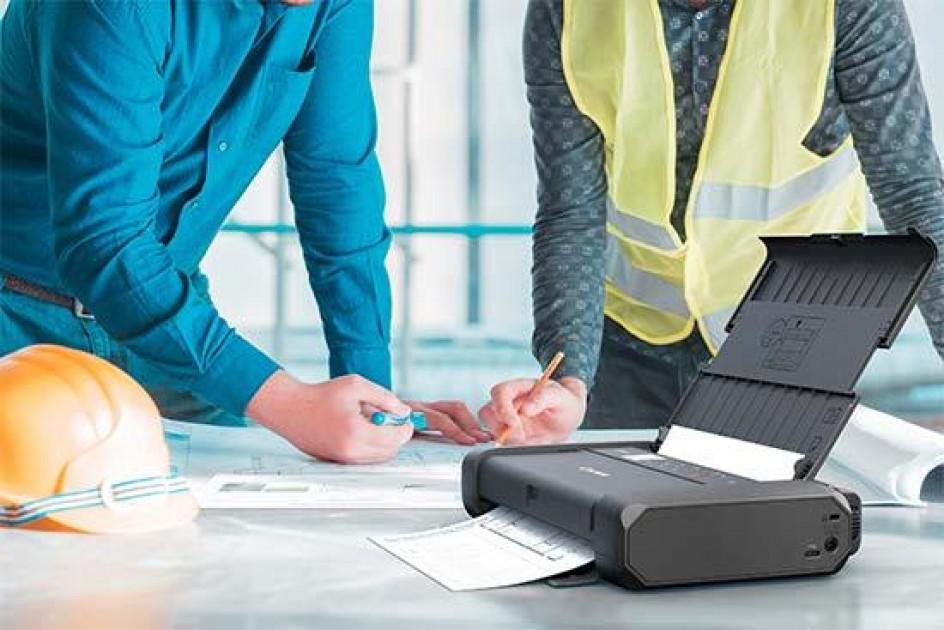 Imprimanta inkjet color portabila Canon TR150 battery, A4, USB2.0, Wireless, include acumulator reincarcabil, negru