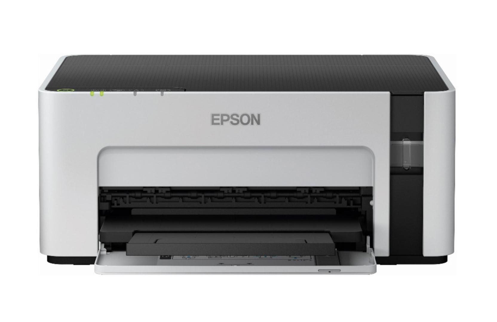 Imprimanta inkjet mono CISS Epson M1100, A4, USB 2.0, alb/negru