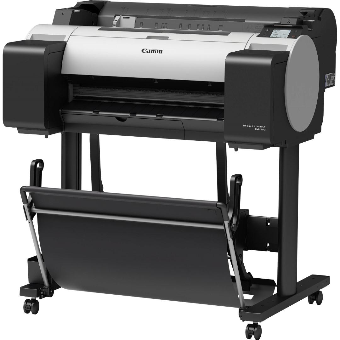 Plotter Canon imagePROGRAF TM-200 24"(610mm), A1, 5 culori, display LCD, USB 2.0, Retea ,WIFI