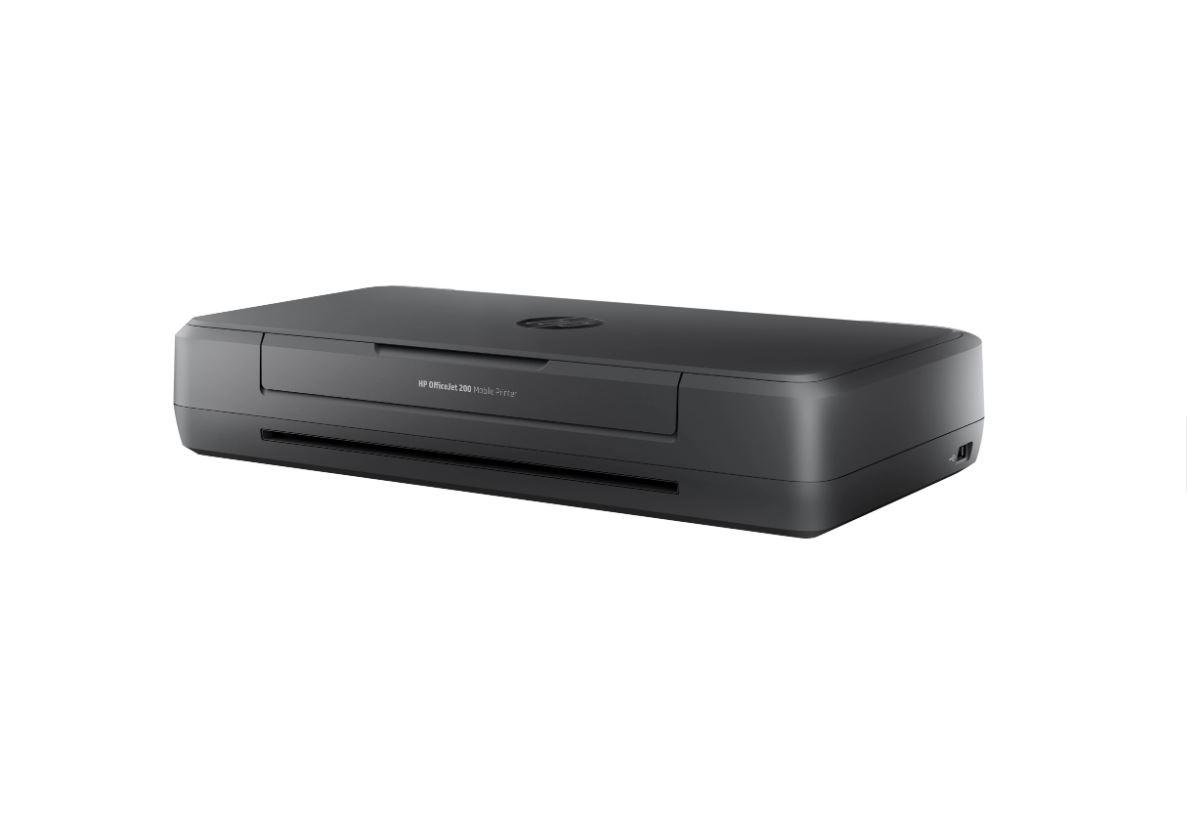 Imprimanta inkjet A4 HP OfficeJet 200 Mobile Printer CZ993A HP OfficeJet 200 Mobile Printer; A4, color, portabila, viteza (ISO) : max 10ppm black, 7 ppm color (CA), 9 ppm black, 6 ppm color (baterie), fpo 12 sec black (CA), 14 sec color (CA), 12 sec mono, 15 sec color (baterie), rezolutie