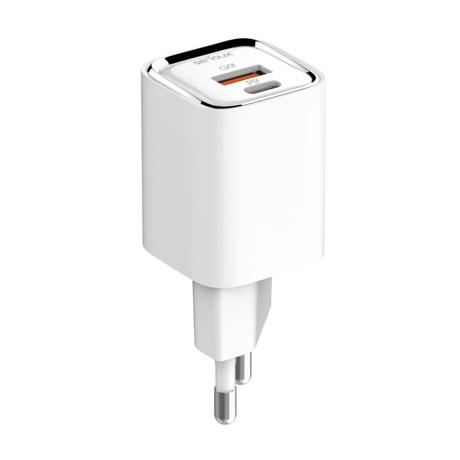 Incarcator retea Serioux 30W Quick Charge, Intrare AC100-240V~ 50/60Hz 0.7A Max, PD Ieșire: 5V-3A, 9V-3A, 12V-2.5A, 15V 2A, 20V=1.5A (30W), QC Ieșire: 5V-3A, 9V-2A, 12V=1.5A (18W), PD+QC=5V=3.6A, Total: 30W Max