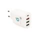 Alimentator retea Spacer Quick Charge 36W, 1 x USB Type-C 20W + 1 x USB QC 3.0, 2 X USB 2.4A, alb