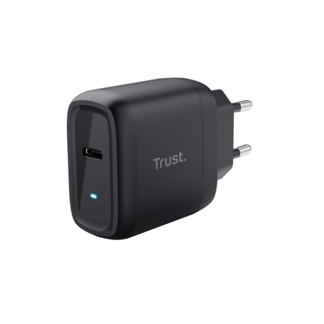 Incarcator Trust Maxo 100W USB Tip-C   Input Power plug type EU Power source wall socket Input power 100-240 VAC 50/60 1.5 A MAX   Output Charging technology USB-C, USB PD 3.0 + PPS Voltage setting automatic Output voltage 5, 9, 12, 15, 20 Max output amperes 5 A Total max output power (W) 100 Watt