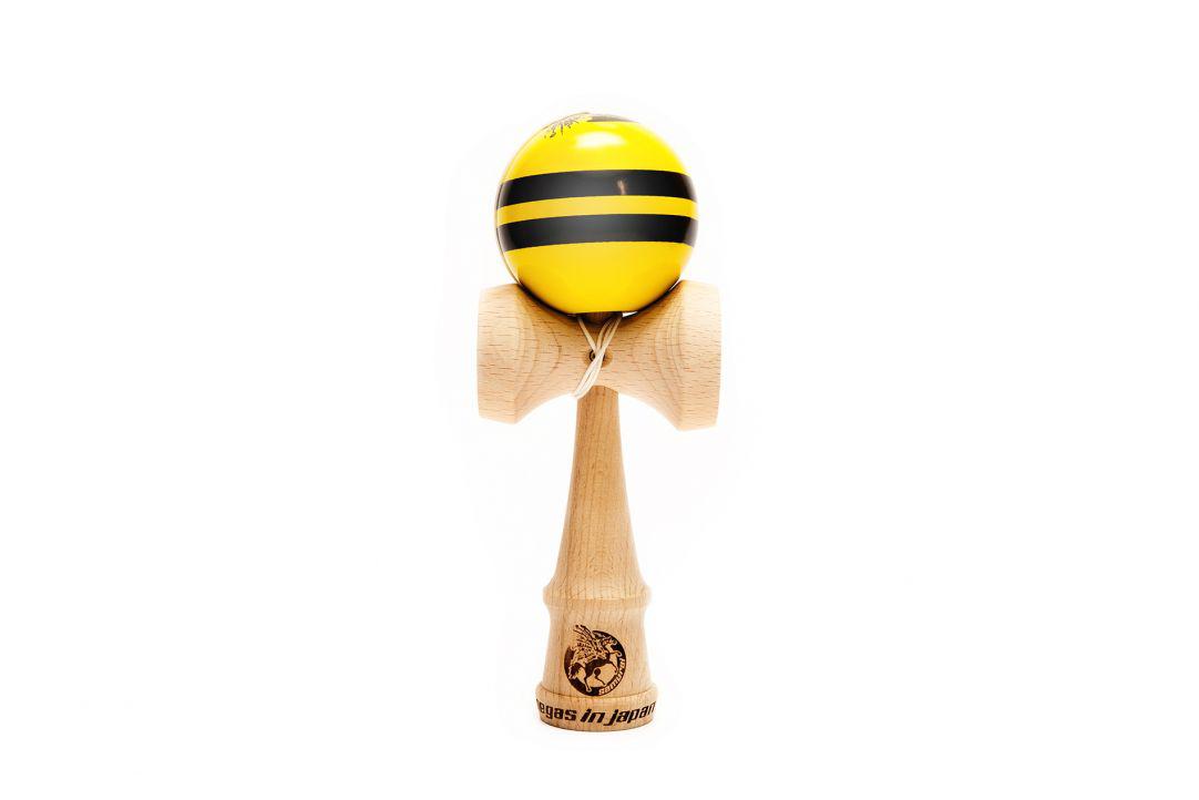KENDAMA SAMURAI LEMN BEECH VOPSEA LIQUID GALBEN