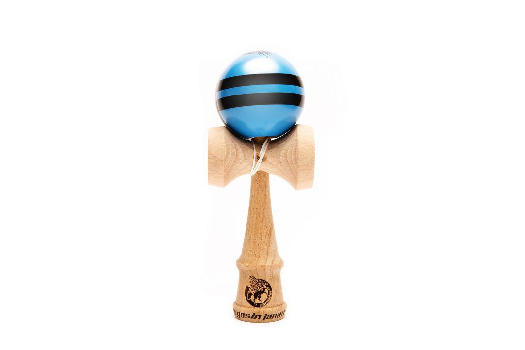 KENDAMA SAMURAI LEMN BEECH VOPSEA LIQUID ALBASTRU