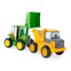 Set tractor si basculanta Tomy, Prietenii fermieri, distractie in noroi