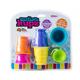 Set 6 cupe de silicon colorate Tomy, Fat Brain