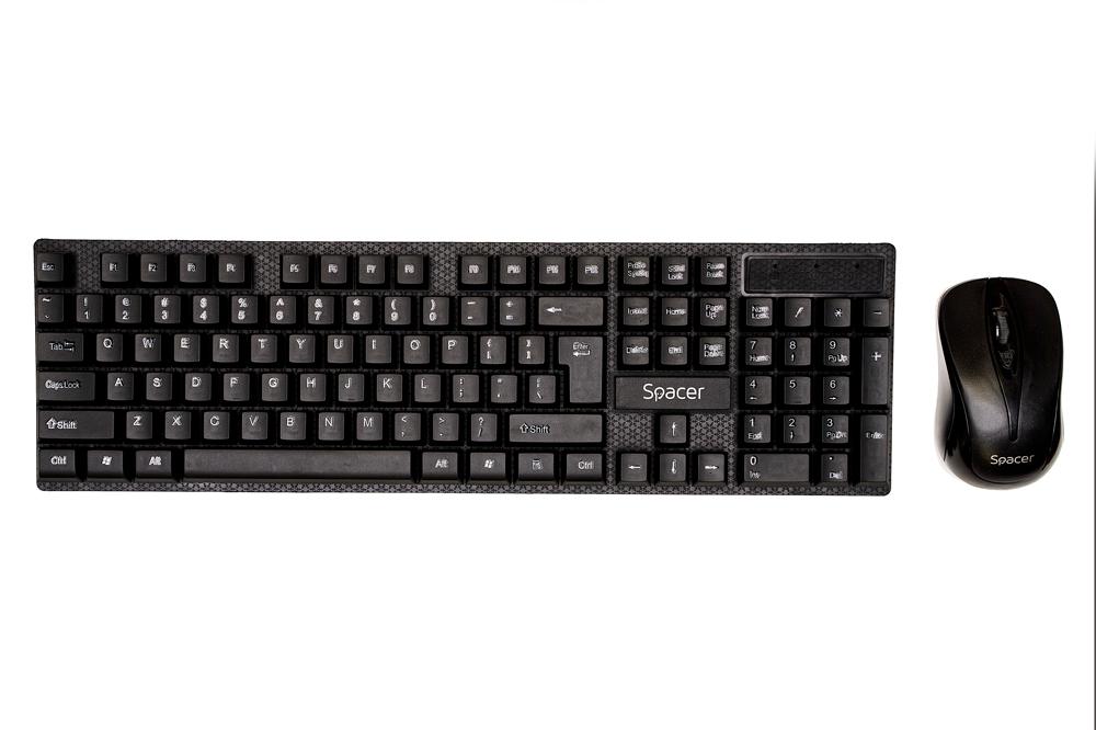 KIT Tastatura si Mouse Spacer SPDS-1100 fara fir