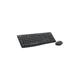 Logitech kit wireless silent MK295, SilentTouch Technology, spill- resistant, 2.4GHz, gri