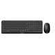 Kit Philips SPT6407, wireless, 2.4GHz + Bluetooth 3.0/5.0, 104 taste, membrana, baterii 1x AAA + 1x AA,  negru + Mouse SPK7407