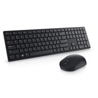 Kit tastatura si mouse Dell Pro KM5221W, wireless, negru