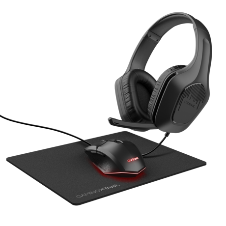 Kit Trust GXT790P Tridox 3-IN-1, negru (fara tastatura)