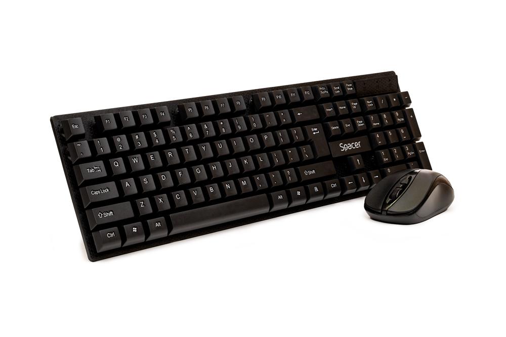 KIT Tastatura si Mouse Spacer SPDS-1100 fara fir