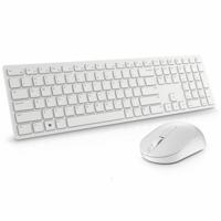 Kit tastatura si mouse Dell KM5221W, wireless, alb