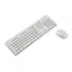 Kit tastatura + mouse Serioux Retro light 9910WH