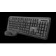Kit tastatura si mouse Trust ODY, Wireless, negru