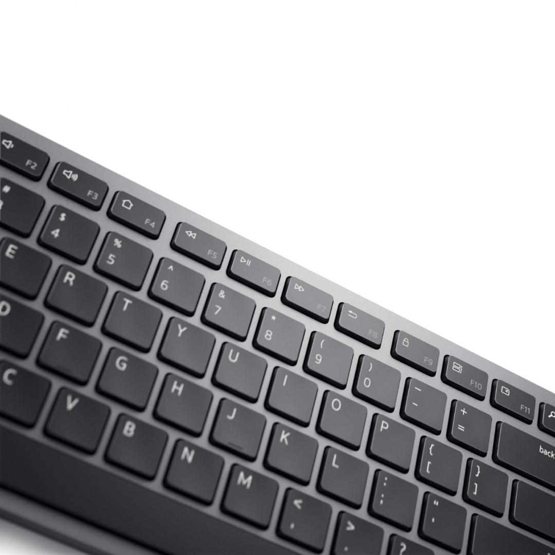 Kit tastatura si mouse Dell Premier Multi-Device KM7321W, wireless, negru