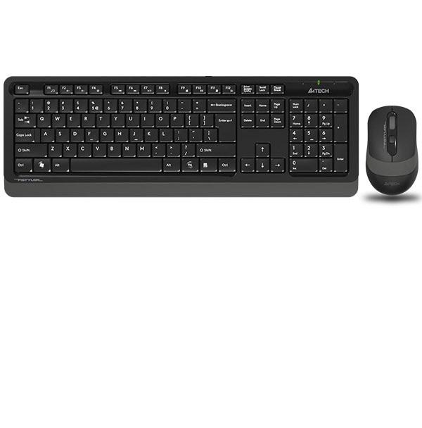 Kit Tastatura si Mouse A4Tech FG1010, wireless, Grey
