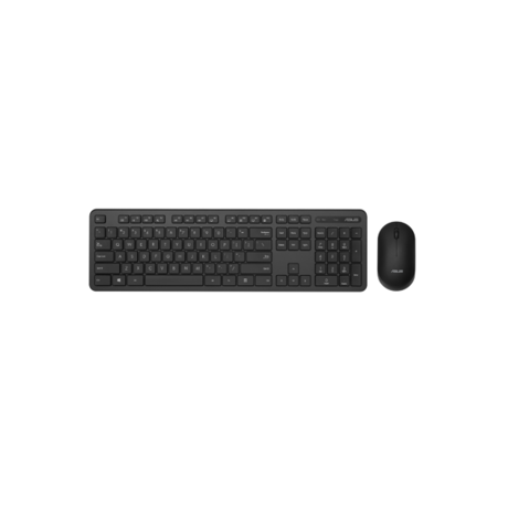 Kit Tastatura + Mouse Asus W2500, Wireless 2.4GHz, 1000dpi, Dimensions: tastatura: 440.49x126.68x29.5mm, Dimensions: mouse: 101.5x63x34.5mm, negru