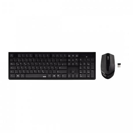 Kit Hama tastatura & mouse, wireless 2.4 GHz, negru