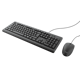 Kit tastatura + mouse Trust Primo, wired, negru