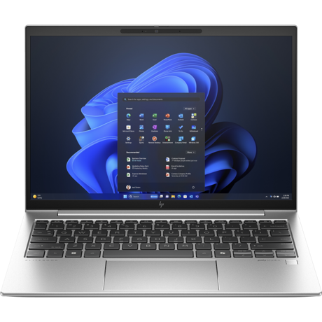 Laptop HP EliteBook 830 G11, 13.3 inch WUXGA (1920x1200) WLED+LBL UWVA Anti Glare Image Recognition 300 nits, Intel Core U7-155U 12-Core (1.7GHz, up to 4.8GHz, 12MB), video integrat Intel Graphics, RAM 32GB LPDDR5X 7500 MHz, SSD 1TB PCIe NVMe, no ODD, Active SmartCard, Audio by Poly Studio, două