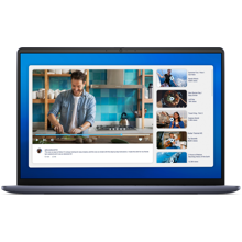 Laptop Dell 16 DC16251, 16.0-inch 16:10 FHD+ (1920x1200) Anti-Glare Non- Touch 300nits WVA/IPS Display with ComfortView, Midnight Blue Power Button with Fingerprint Reader, Intel(R) Core(TM) 7 150U (10 cores, up to 5.4 GHz), NVIDIA(R) GeForce(R) MX570A with 2GB GDDR6 graphics memory, 16GB, 2x8GB