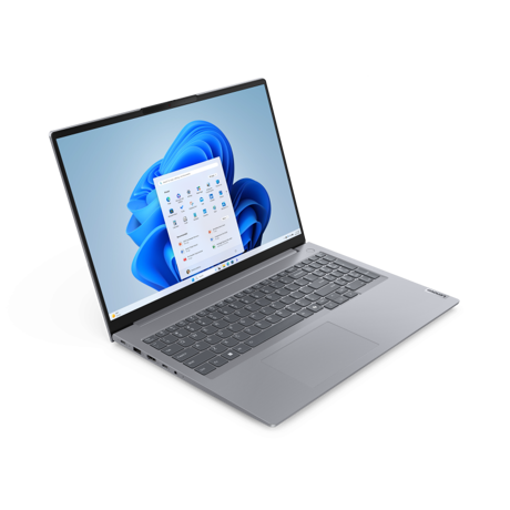 Laptop Lenovo ThinkBook 16 G7 IML;16" WUXGA (1920x1200) IPS 300nits Anti-glare, 45% NTSC, 60Hz;Intel® Core™ Ultra 7 155H, 16C (6P + 8E + 2LPE) / 22T, Max Turbo up to 4.8GHz, 24MB;Video Integrated Intel® Arc™ Graphics Functions as Intel Graphics;RAM 1x 16GB SO-DIMM DDR5-5600;SSD 512GB SSD M.2 2242