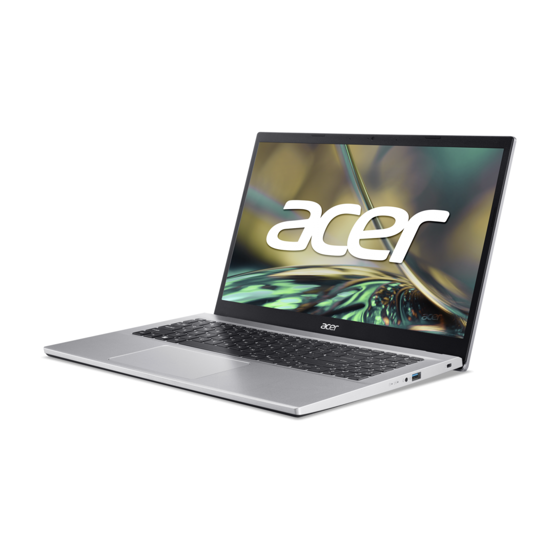 Laptop Acer Aspire 3 A315-59, 15.6" display with IPS (In-Plane Switching) technology, Full HD 1920 x 1080, Acer ComfyView LED-backlit TFT LCD, 16:9 aspect ratio, 45% NTSC color gamut, Wide viewing angle up to 170 degrees, Ultra-slim design, Mercury free, environment friendly, Intel Core i3-1215U (10