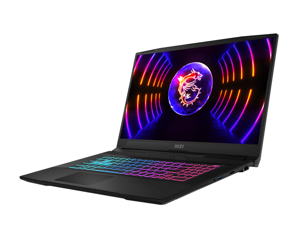 Laptop MSI Gaming Katana 17 B13VFK, 17.3" FHD (1920*1080), 144Hz 45% NTSC, Raptor Lake i7-13620H Processor 24M Cache, up to 4.9 GHz, video dedicat NVIDIA GeForce RTX 4060 Laptop GPU 8GB GDDR6, RAM DDR5 8GB*2, SSD 1TB NVMe PCIe SSD Gen4x4 w/o DRAM, no ODD, No Card reader, 2x 2W Speaker, HD type