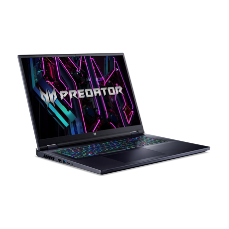 Laptop Acer Predator Helios 18 PH18-71, 18.0" display with IPS (In-Plane Switching) technology, WQXGA 2560 x 1600, high-brightness (500 nits) Acer ComfyView™ LED-backlit TFT LCD, supporting 240 Hz, Grey to Grey 3 ms by Overdrive, Nvidia Advanced Optimus capable, 16:10 aspect ratio, DCI-P3 100%, Wide