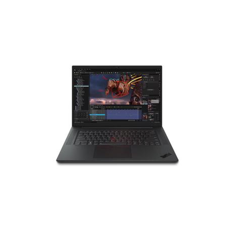 Laptop Lenovo ThinkPad P1 Gen 6, 16" WQXGA (2560x1600) IPS 500nits Anti- glare, 100% sRGB, 165Hz, TÜV Low Blue Light, Intel® Core™ i7-13800H, 14C (6P + 8E) / 20T, P-core 2.5 / 5.2GHz, E-core 1.8 / 4.0GHz 24MB, Video NVIDIA® GeForce RTX™ 4060 8GB GDDR6, RAM 1x 32GB SO-DIMM DDR5-5600 Non- ECC, SSD 1TB