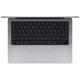 Laptop Apple 14.2'' MacBook Pro 14 Liquid Retina XDR, Apple M1 Pro chip (10-core CPU), 16GB, 512GB SSD, Apple M1 Pro 16-core GPU, macOS Monterey, ROM keyboard, Space Grey