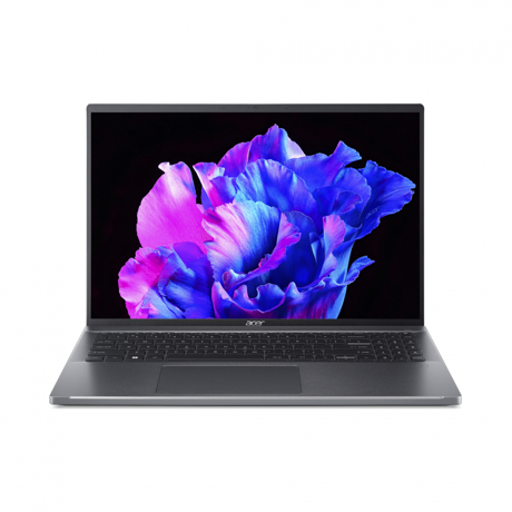 Laptop Acer Swift GOSFG16-71, 16.0" display with IPS (In-Plane Switching) technology, WUXGA 1920 x 1200, high-brightness (400 nits) Acer ComfyView™ LED-backlit TFT LCD, 16:10 aspect ratio, sRGB 100%, Wide viewing angle up to 170 degrees, Slim and narrow border design, Mercury free, environment