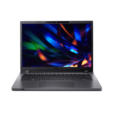 Laptop Acer TravelMate P2 TMP214-55, 14.0" display with IPS (In-Plane Switching) technology, WUXGA 1920 x 1200, Acer ComfyView™ LED-backlit TFT LCD 16:10 aspect ratio, color gamut NTSC 45% Wide viewing angle up to 170 degrees, Intel® Core™ i3-1315U processor (10 MB Smart Cache, 1.2 GHz