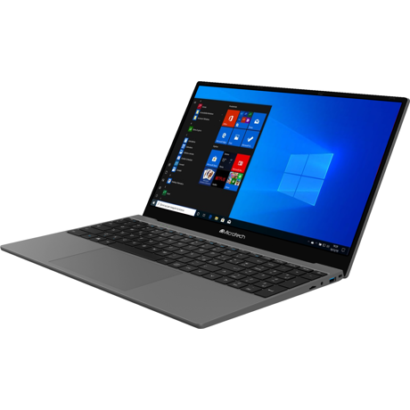 Microtech Corebook 15.6", FHD 1920 x 1080, Intel Core R3 3200U, 8GB Ram, 256GB SSD, Material: ABS, Culoare: Gri, Tip ecran: IPS, Format: 16:9, Wireless: WiFi IEEE 802.11 a/b/g/n/ac Bluetooth 5.0, Baterie: Polimeri de litiu 5.000 mAh 7.6 V, Sursa de alimentare: 19V, Camera: 2MP fata, Tastatura: 100