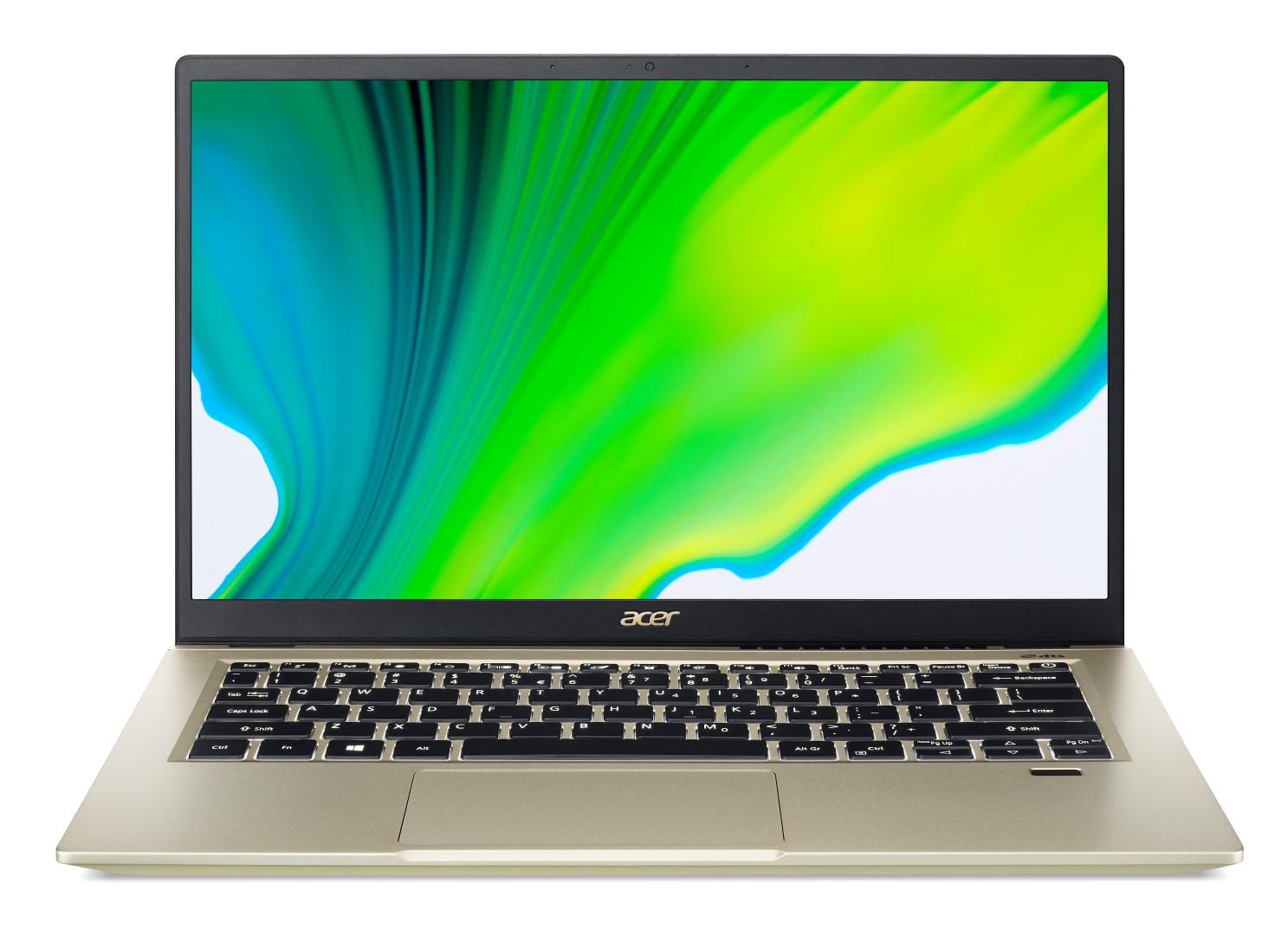 Laptop Acer Swift 3X SF314-510G, 14.0" display with IPS (In-Plane Switching) technology, Full HD 1920 x 1080, high-brightness (300 nits) Acer ComfyView LED-backlit TFT LCD, 16:9 aspect ratio, 72% NTSC color gamut, Wide viewing angle up to 170 degrees, Mercury free, environment friendly, Intel Core