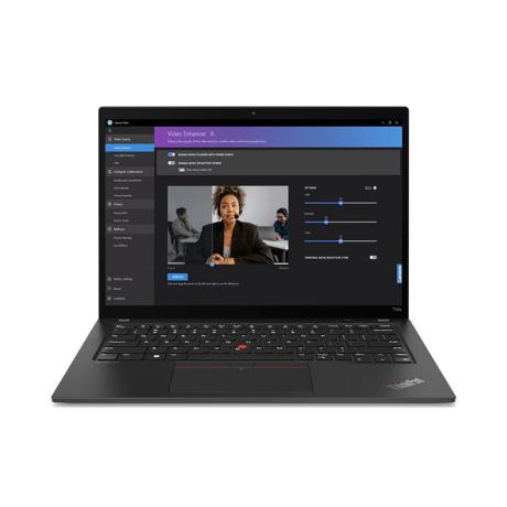 Laptop Lenovo ThinkPad T14s Gen 4, 14" 2.8K (2880x1800) OLED SDR 400nits / HDR 500nits Anti-glare / Anti-reflection / Anti-smudge, 100% DCI-P3, DisplayHDR™ True Black 500, Dolby® Vision™, Intel® Core™ i7-1355U, 10C (2P + 8E) / 12T, P-core 1.7 / 5.0GHz, E-core 1.2 / 3.7GHz, 12MB, Video Integrated