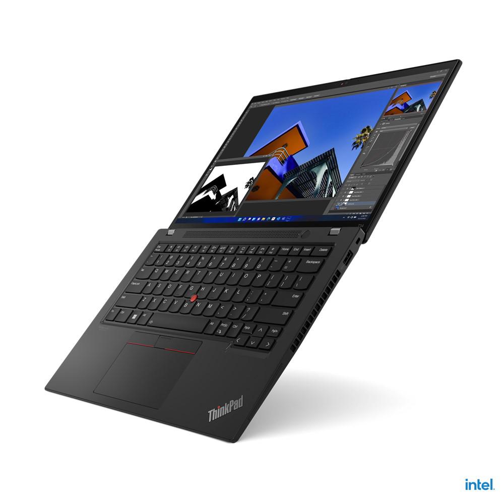 Laptop Lenovo ThinkPad T14 Gen 3 (Intel), 14" WUXGA (1920x1200) Low Power IPS 400nits Anti-glare, Intel Core i7-1260P, 12C (4P + 8E) / 16T, P-core 2.1 / 4.7GHz, E-core 1.5 / 3.4GHz, 18MB, Video Integrated Intel Iris Xe Graphics functions as UHD Graphics, RAM 16GB Soldered DDR4-3200, SSD 512GB SSD