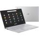 Laptop ASUS Chromebook C425TA, 14" Full HD, procesor Intel® Core™ i5-8200Y Processor 1.3 GHz (4M Cache, up to 3.9 GHz, 2 cores), 8GB, 128GB eMMC, Intel® HD Graphics 615, Chrome OS, Silver