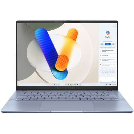 Laptop ASUS Vivobook S 14 OLED, S5406SA-QD106X, 14.0-inch, WUXGA (1920 x 1200) OLED 16:10 aspect ratio, Intel® Core™ Ultra 7 Processor 256V 16GB 1.8 GHz (12MB Cache, up to 4.8 GHz, 8 cores, 8 Threads); Intel® AI Boost NPU up to 47, Intel® Arc™ Graphics, 1x M.2 2280 PCIe 4.0x4, LPDDR5X 16GB, 1TB M.2