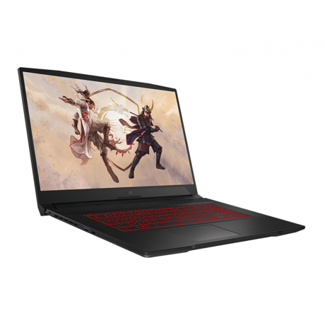 Laptop MSI Gaming Katana GF76 12UD-055XRO, 17.3" FHD (1920x1080), 144Hz, IPS-Level, Intel Core Alder Lake i7-12700H 24M Cache, up to 4.70 GHz, video dedicat NVIDIA GeForce RTX 3050Ti 4GB GDDR6, RAM DDR IV 8GB*2 (3200MHz), 2 Slots, SSD 1TB PCIe GEN4x4 w/o DRAM NVMe, no ODD, No Card reader, Boxe 2x 2W