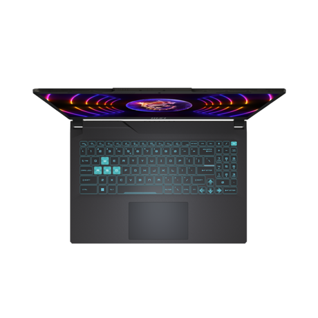 Laptop MSI Gaming Cyborg 15 A12UC, 15.6" FHD (1920x1080), 144Hz, IPS- Level, Alder Lake i5-12450H Processor 12M Cache, up to 4.4 GHz, video dedicat NVIDIA GeForce RTX 3050 4GB GDDR6, RAM DDR5 8GB*2 2800(5600)MHz, SSD 512GB NVMe PCIe SSD Gen4x4 w/o DRAM, no ODD, No Card reader, 2x 2W Speaker, HD type