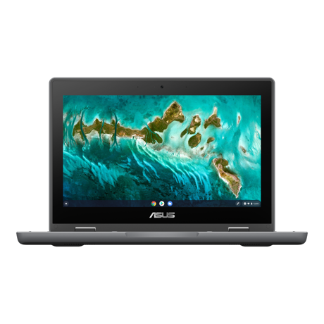 Laptop ASUS ChromeBook Flip, CR1100FKA-BP0398, 11.6-inch, Touch screen, HD (1366 x 768) 16:9,  Glossy display, Wide view, Intel® Celeron® N4500  Processor 1.1 GHz (4M Cache,  up to 2.8 GHz,  2 cores), 8G LPDDR4X on board, 64G eMMC,  2x USB 3.2 Gen 1 Type-A,  2x USB 3.2 Gen 1 Type-C support display