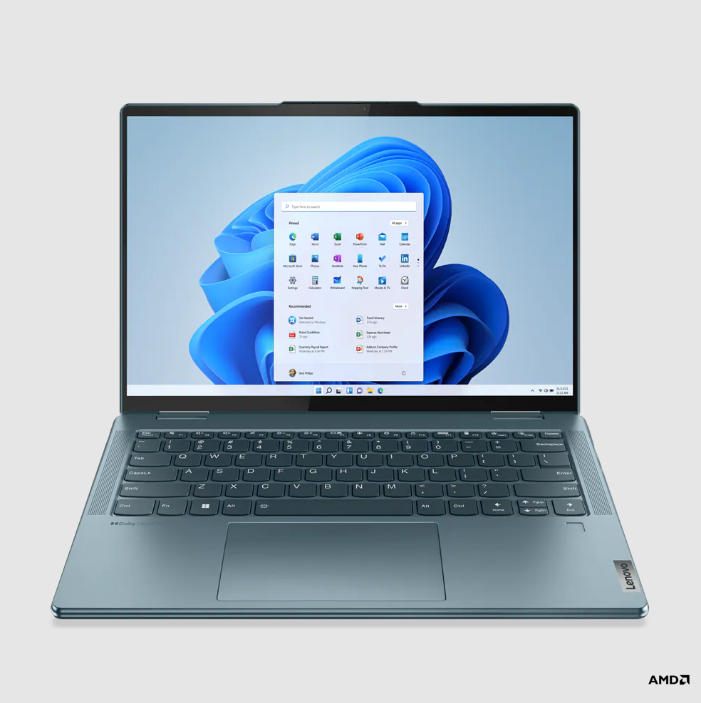 Laptop Lenovo Yoga 7 14ARB7, 14" 2.8K (2880x1800) OLED 400nits Glossy, 90Hz, 100% DCI-P3, DisplayHDR True Black 500, TÜV Low Blue Light, Dolby Vision, Glass, Touch, 10-point Multi-touch, AMD Ryzen 7 6800U (8C / 16T, 2.7 / 4.7GHz, 4MB L2 / 16MB L3), video Integrated AMD Radeon 680M Graphics, RAM 16GB