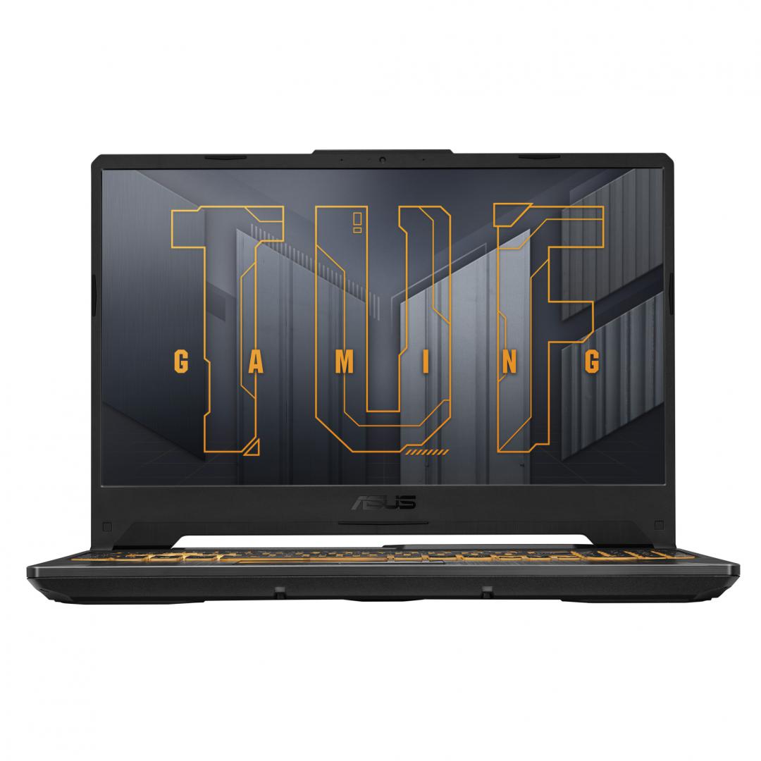 Laptop ASUS Gaming 15.6'' TUF F15 FX506HC, FHD 144Hz, Procesor Intel® Core™ i5-11400H (12M Cache, up to 4.50 GHz), 8GB DDR4, 512GB SSD, GeForce RTX 3050 4GB, No OS, Eclipse Gray