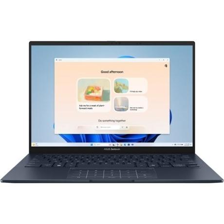 Laptop ASUS Zenbook 14, UX3405CA-PZ314X, 14.0-inch, 3K (2880 x 1800) OLED 16:10 aspect ratio,Intel® Core™ Ultra 9 Processor 285H (24M Cache, up to 5.40 GHz), 32GB LPDDR5X on board, 1TB M.2 NVMe™ PCIe® 4.0 SSD, 120Hz refresh rate, 400nits, Glossy display, FHD camera with IR function to support