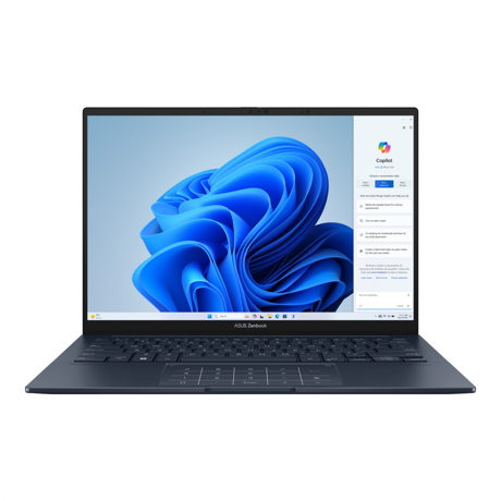 Laptop ASUS ZenBook 14, UX3405MA-PP348X, 14.0-inch, 3K (2880 x 1800) OLED 16:10 aspect ratio, Intel® Core™ Ultra 7 Processor 155H 1.4 GHz (24MB Cache, up to 4.8 GHz, 16 cores, 22 Threads); Intel® AI Boost NPU, LPDDR5X 16GB, 1TB M.2 NVMe™ PCIe® 4.0 SSD, 120Hz refresh rate, 400nits, Glossy display
