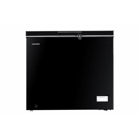 Lada frigorifica Heinner HCF-205NHBKE++, 198L, Control electronic, Rezistenta la frig, Display rezistent la apa, Clasa E, Neagra