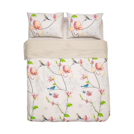 Lenjerie Heinner King Size BBC 4 piese, 132TC Ada